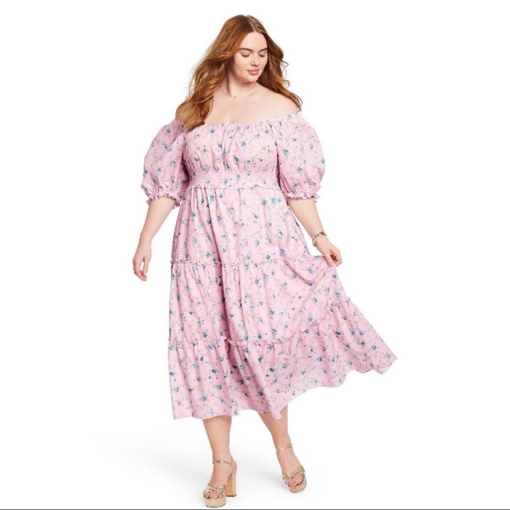 LOVESHACKFANCY X TARGET❤️ SABINA Pink Dress 2X